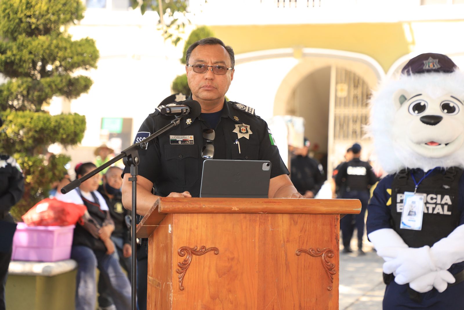 Con éxito, 'La SSC Cerca de Ti' llega a Zacatelco